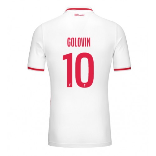 AS Monaco Aleksandr Golovin #10 Domaci Dres 2024-25 Kratak Rukav